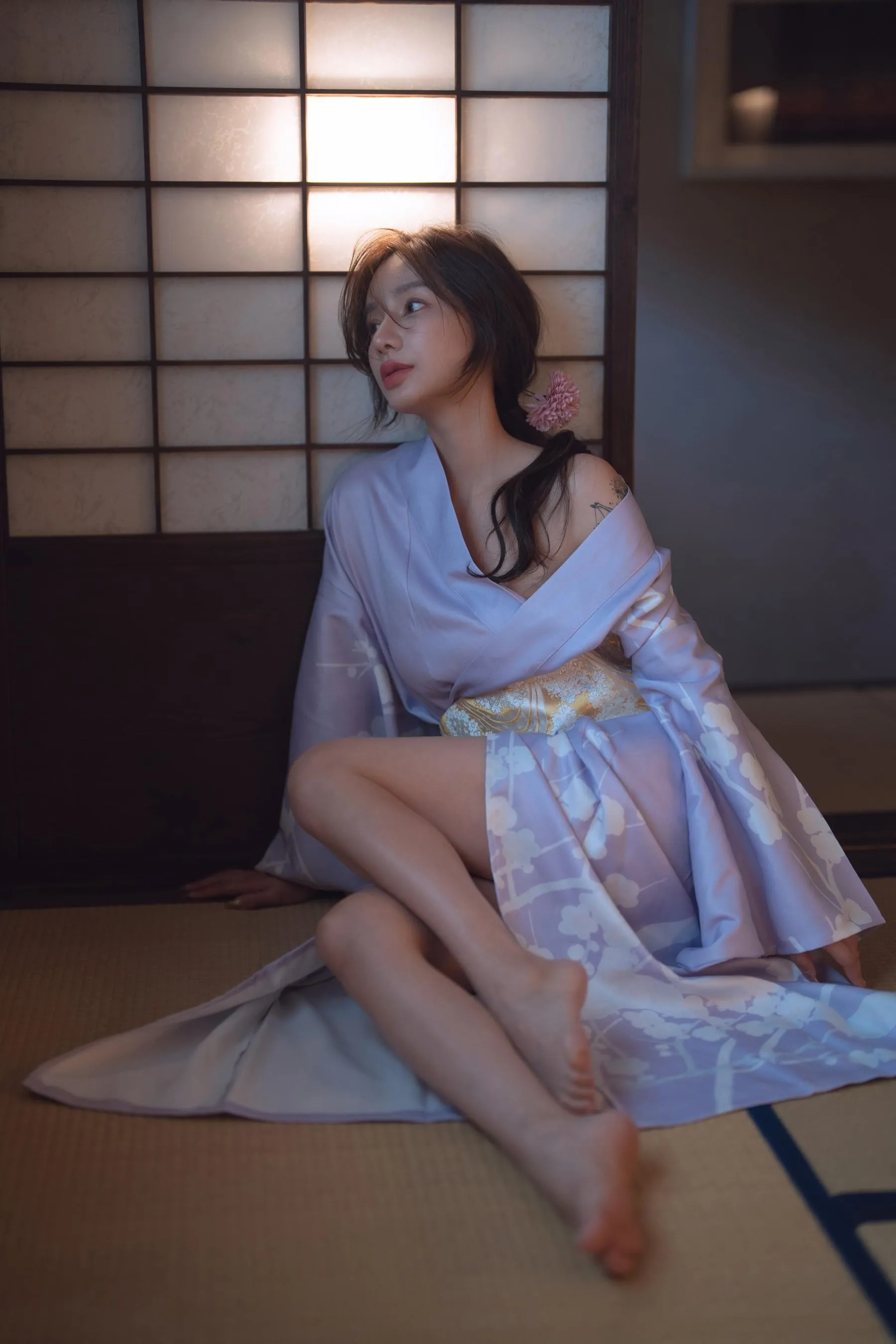 [YITUYU艺图语]2022.07.11 轻私纯欲和服写真 姝雯同学 [61P]插图8